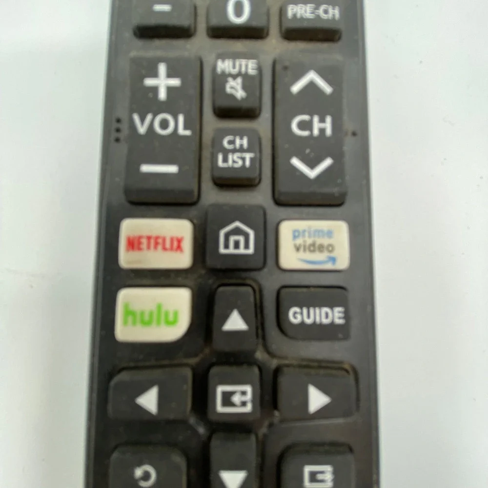 Samsung BN59-01315A Smart TV Remote Black Netflix Prime Hulu Parts-Untested